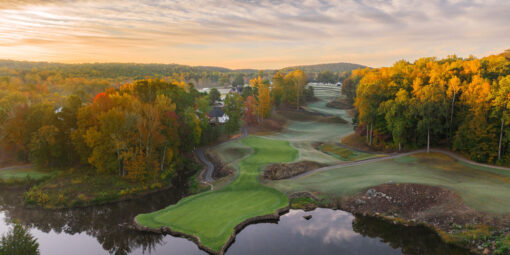 With an 18-hole course, the Tot Hill Farm Golf Club delivers an unforgettable experience you'll remember with its blend of history and game.