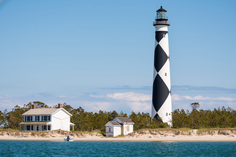 Understanding the Cape Lookout Lighthouse's Geometry of Safety